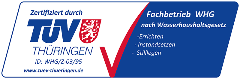 Zertifizierter Fachbetrieb nach dem Wasserhaushaltsgesetz (WHG)
